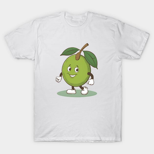 Funny Cartoon fruit T-Shirt by LENTEE